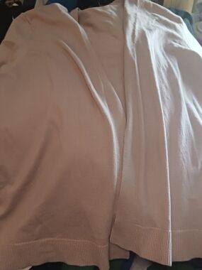 Verve Ami Light Pink Open-Front Cardigan